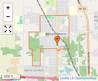 Area schools map